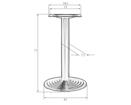 Подстолье обеденное DOBRIN GREG