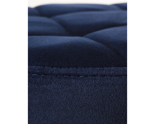 Набор 2 шт Табурет барный DOBRIN BRUNO, синий велюр (MJ9-117)