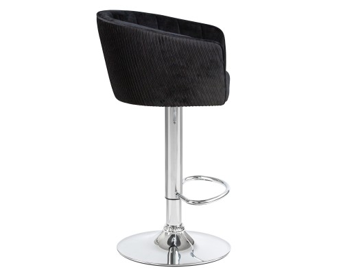 Стул барный DOBRIN DARCY, черный велюр (1922-21)