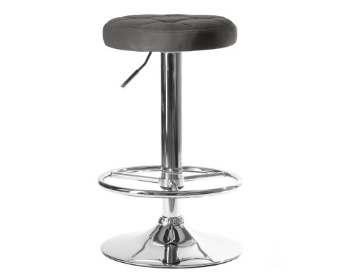 Набор 2 шт Табурет барный DOBRIN BRUNO, серый велюр (MJ9-75)