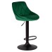 Набор 2 шт Стул барный DOBRIN LOGAN BLACK, зеленый велюр (MJ9-88)