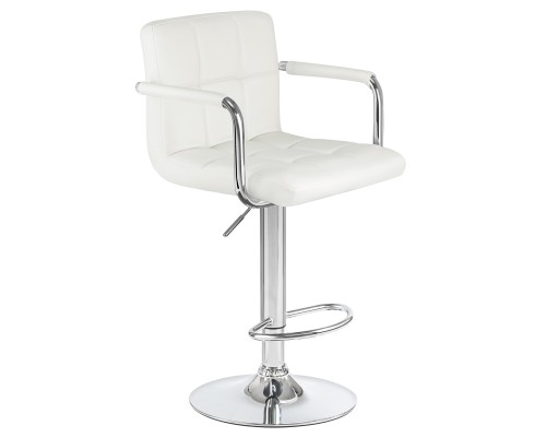 Стул барный DOBRIN KRUGER ARM, белый