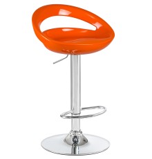 Стул барный DOBRIN DISCO, оранжевый