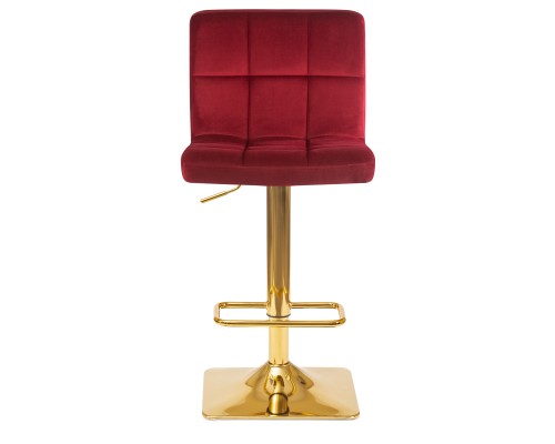 Стул барный DOBRIN GOLDIE, бордовый велюр (MJ9-43)