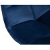 Стул барный DOBRIN TAILOR WHITE, синий велюр (MJ9-117)