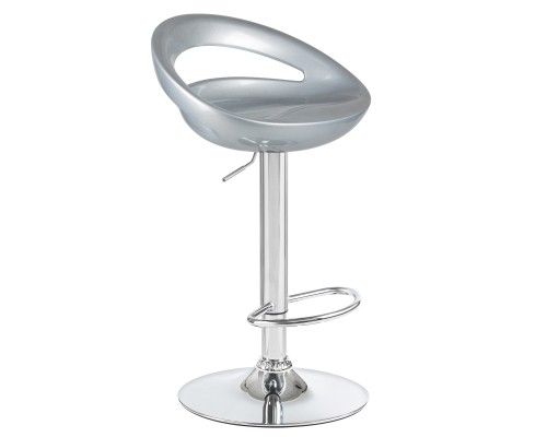 Стул барный DOBRIN DISCO, серебряный