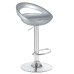 Стул барный DOBRIN DISCO, серебряный