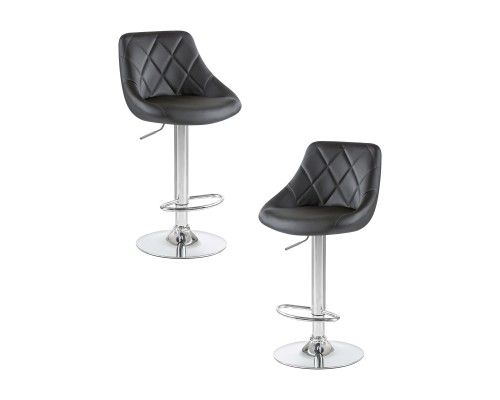 Набор 2 шт Стул барный DOBRIN LOGAN, чёрный