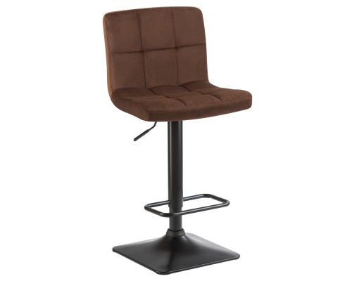 Набор 2 шт Стул барный DOBRIN DOMINIC, шоколадный велюр (MJ9-111)