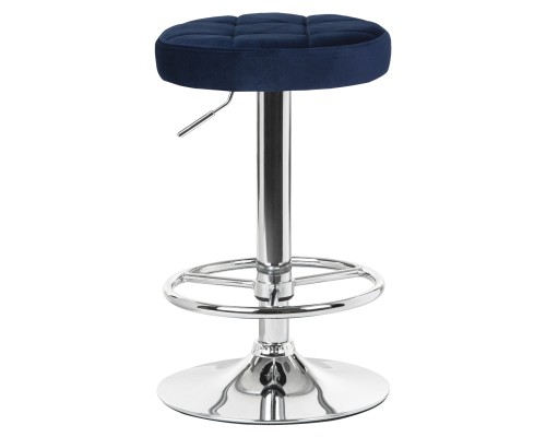Набор 2 шт Табурет барный DOBRIN BRUNO, синий велюр (MJ9-117)