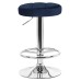 Набор 2 шт Табурет барный DOBRIN BRUNO, синий велюр (MJ9-117)