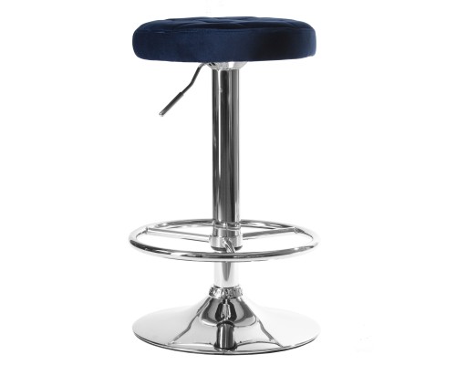 Набор 2 шт Табурет барный DOBRIN BRUNO, синий велюр (MJ9-117)