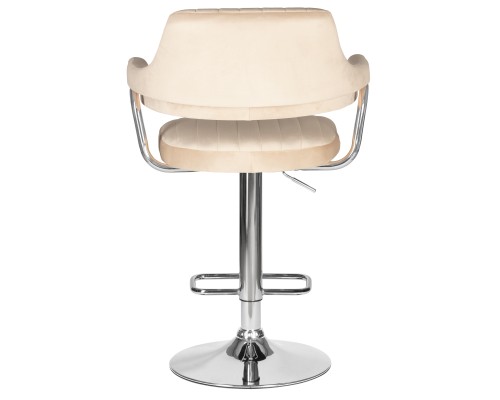 Набор 2 шт Стул барный DOBRIN CHARLY, бежевый велюр (MJ9-10)