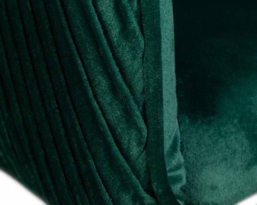 Стул барный DOBRIN DARCY BLACK, зеленый велюр (1922-9)