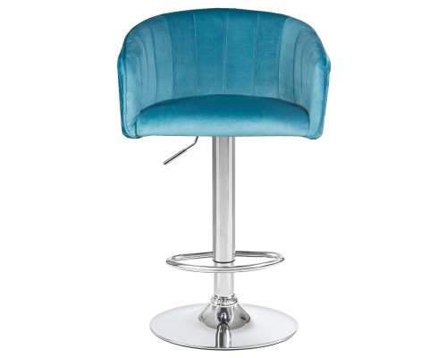 Стул барный DOBRIN DARCY, морской волны велюр (1922-7)