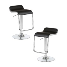 Набор 2 шт Стул барный DOBRIN CRACK, чёрный