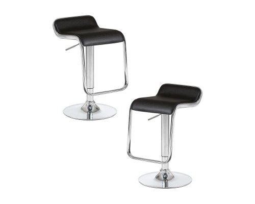 Набор 2 шт Стул барный DOBRIN CRACK, чёрный