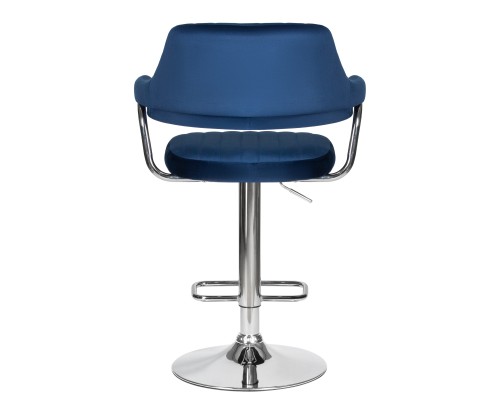 Стул барный DOBRIN CHARLY, синий велюр (MJ9-117)