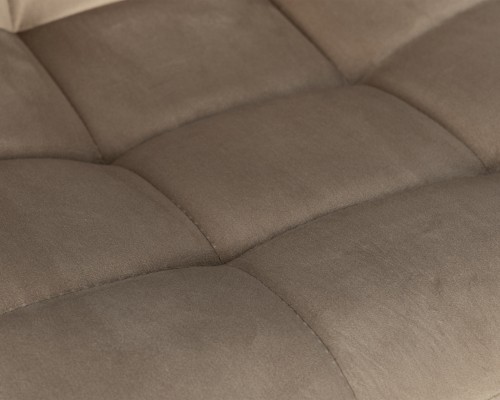 Набор 2 шт Стул барный DOBRIN NICOLE, черные матовые ножки, мокко велюр (108-104)