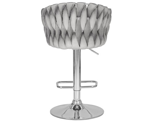 Набор 2 шт Стул барный DOBRIN MARCEL, серый велюр (MJ9-75)