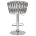 Набор 2 шт Стул барный DOBRIN MARCEL, серый велюр (MJ9-75)