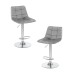 Набор 2 шт Стул барный DOBRIN TAILOR, серый велюр (MJ9-75)