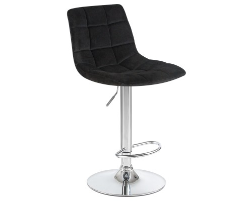 Набор 2 шт Стул барный DOBRIN TAILOR, черный велюр (MJ9-101)