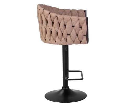 Набор 2 шт Стул барный DOBRIN LEON, коричневая ткань (LAR 275-3)