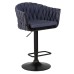 Набор 2 шт Стул барный DOBRIN LEON, синяя ткань (LAR-275-29)