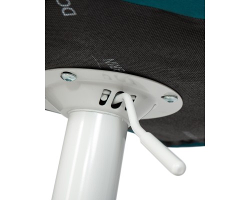 Набор 2 шт Стул барный DOBRIN TAILOR WHITE, морской волны велюр (MJ9-99)