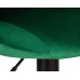 Набор 2 шт Стул барный DOBRIN LOGAN BLACK, зеленый велюр (MJ9-88)