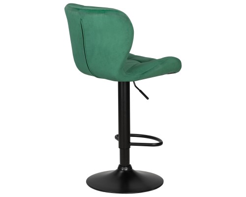 Набор 2 шт Стул барный DOBRIN BARNY BLACK, зеленый велюр (MJ9-88)