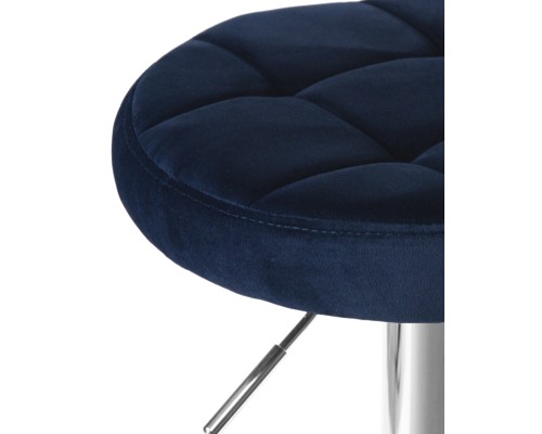 Набор 2 шт Табурет барный DOBRIN BRUNO, синий велюр (MJ9-117)