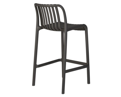 Набор 4 шт Стул полубарный DOBRIN CHLOE, темно-серый