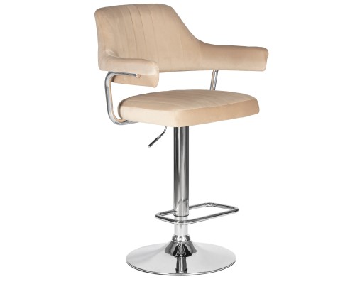 Набор 2 шт Стул барный DOBRIN CHARLY, бежевый велюр (MJ9-10)