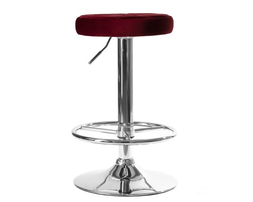 Табурет барный DOBRIN BRUNO, бордовый велюр (MJ9-43)