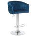 Стул барный DOBRIN DARCY, синий велюр (1922-20)