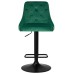 Стул барный DOBRIN JOSEPH BLACK, зеленый велюр (MJ9-88)