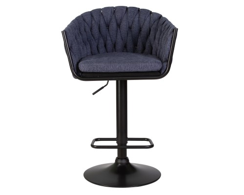 Набор 2 шт Стул барный DOBRIN LEON, синяя ткань (LAR-275-29)