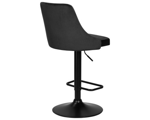 Стул барный DOBRIN JOSEPH BLACK, черный велюр (MJ9-101)