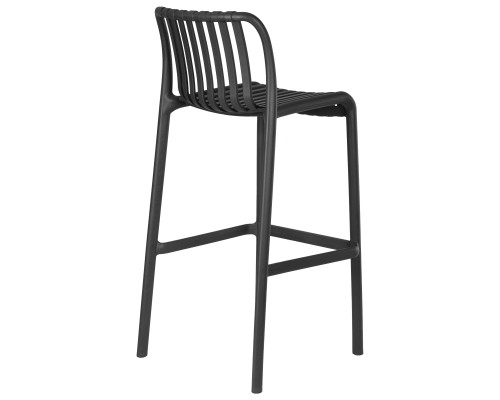 Набор 4 шт Стул барный DOBRIN CHLOE BAR, темно-серый