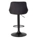 Набор 2 шт Стул барный DOBRIN LOGAN BLACK, черный велюр (MJ9-101)