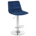 Набор 2 шт Стул барный DOBRIN TAILOR, синий велюр (MJ9-117)