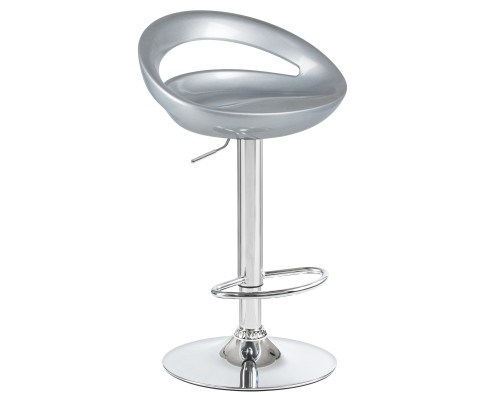 Стул барный DOBRIN DISCO, серебряный