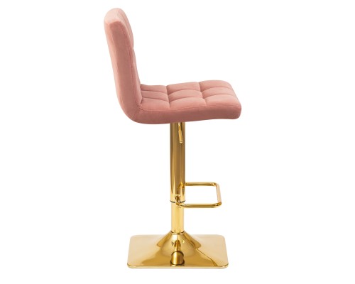 Набор 2 шт Стул барный DOBRIN GOLDIE, пудрово-розовый велюр (MJ9-32)