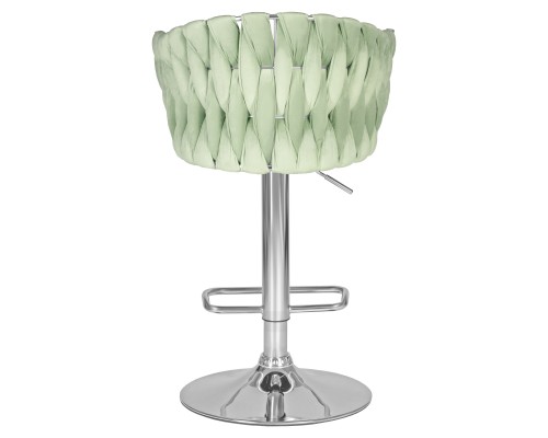 Стул барный DOBRIN MARCEL, пудрово-мятный велюр (MJ9-87)