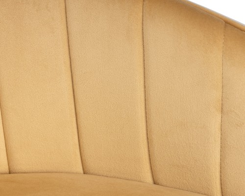 Стул барный DOBRIN DARCY GOLD, песочный велюр (1922-3)