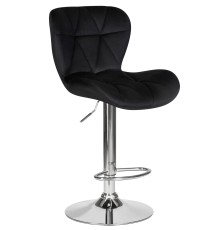 Стул барный DOBRIN BARNY, черный велюр (MJ9-101)