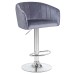 Стул барный DOBRIN DARCY, серый велюр (1922-19)