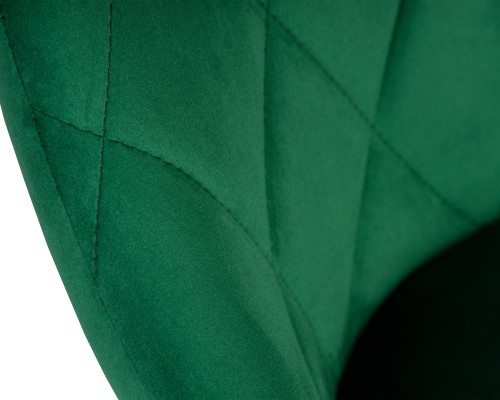Набор 2 шт Стул барный DOBRIN LOGAN BLACK, зеленый велюр (MJ9-88)
